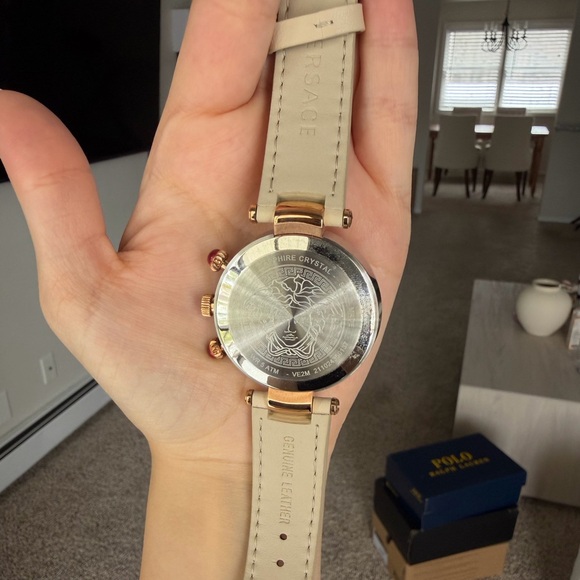 Versace Women’s Revive Rose Gold Chronograph Watch - Picture 4 of 7